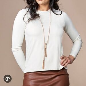 🌟 A'NUE The classic long sleeve top size L2 XXL NWT